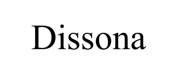 Trademark Logo DISSONA