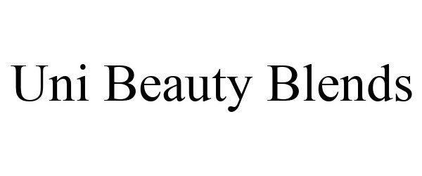 Trademark Logo UNI BEAUTY BLENDS