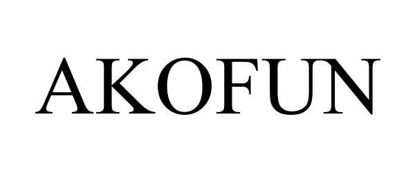 Trademark Logo AKOFUN