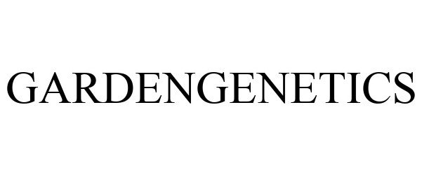 Trademark Logo GARDENGENETICS