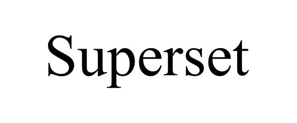 Trademark Logo SUPERSET