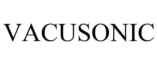 Trademark Logo VACUSONIC