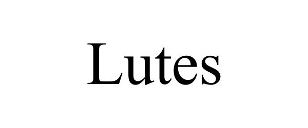 Trademark Logo LUTES
