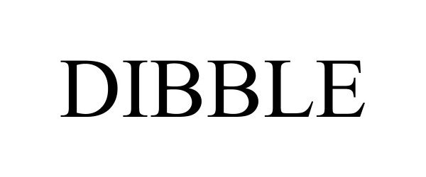 Trademark Logo DIBBLE