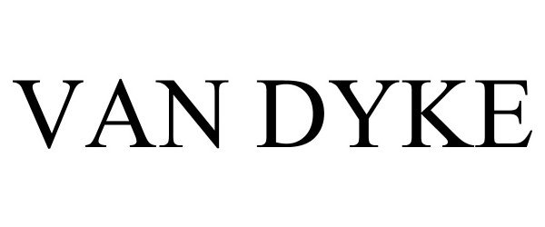 Trademark Logo VAN DYKE