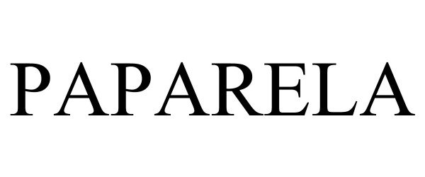 Trademark Logo PAPARELA