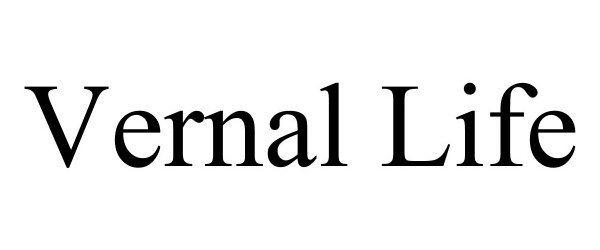 Trademark Logo VERNAL LIFE