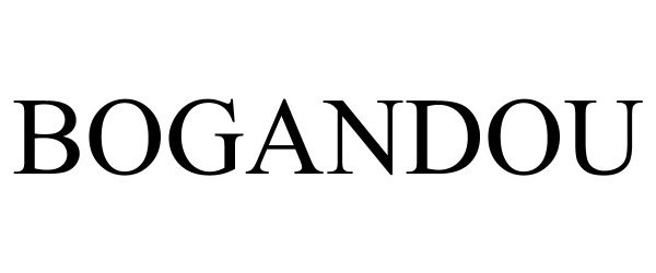 Trademark Logo BOGANDOU