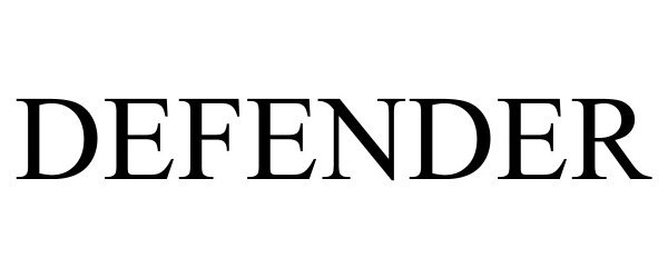 Trademark Logo DEFENDER