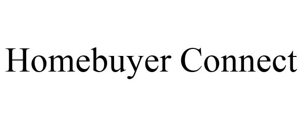  HOMEBUYER CONNECT