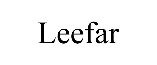Trademark Logo LEEFAR