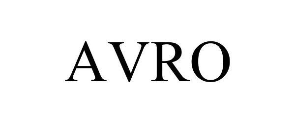 Trademark Logo AVRO