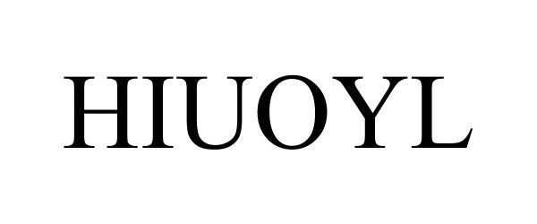 Trademark Logo HIUOYL