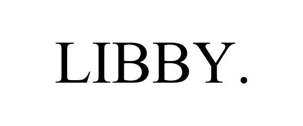 Trademark Logo LIBBY.