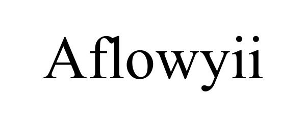  AFLOWYII