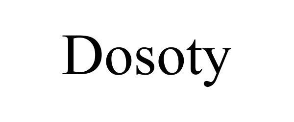 Trademark Logo DOSOTY