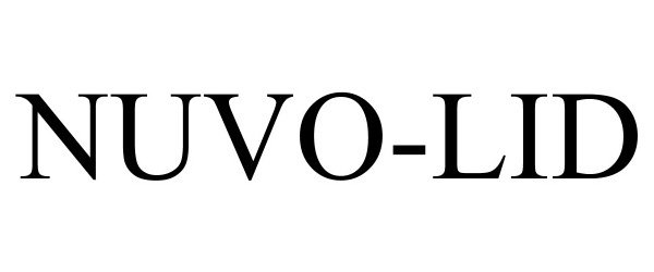 Trademark Logo NUVO-LID