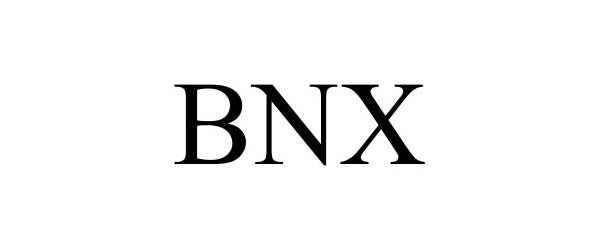 Trademark Logo BNX