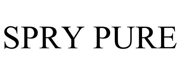Trademark Logo SPRY PURE