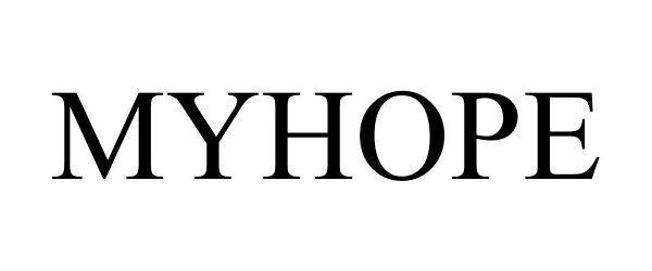 Trademark Logo MYHOPE