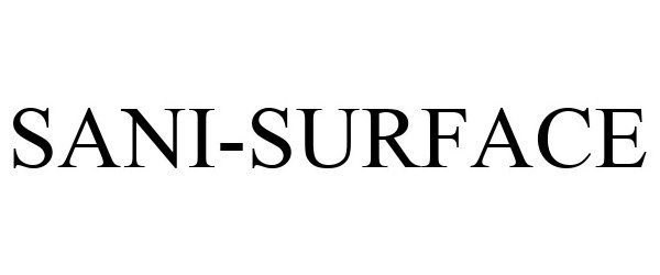 Trademark Logo SANI-SURFACE