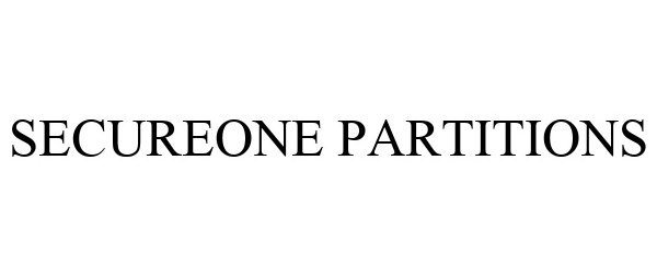  SECUREONE PARTITIONS
