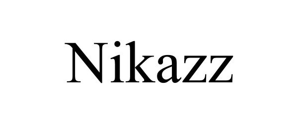 Trademark Logo NIKAZZ