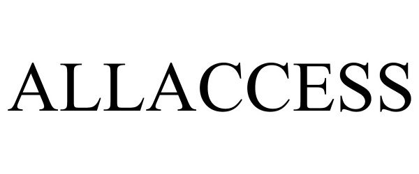 Trademark Logo ALLACCESS