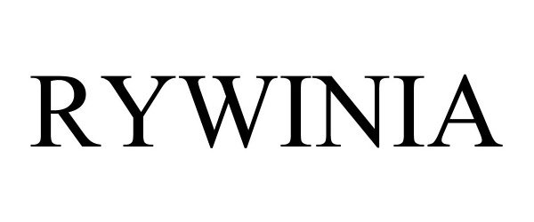 Trademark Logo RYWINIA