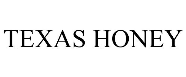 Trademark Logo TEXAS HONEY