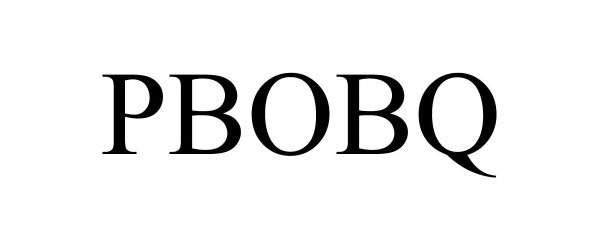 Trademark Logo PBOBQ