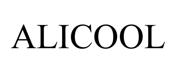 Trademark Logo ALICOOL