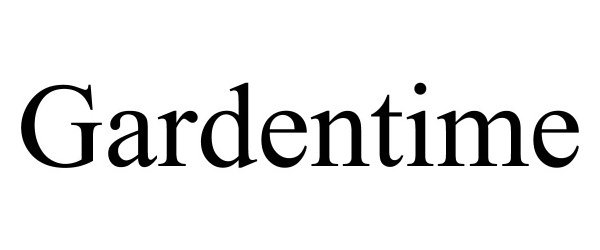 Trademark Logo GARDENTIME
