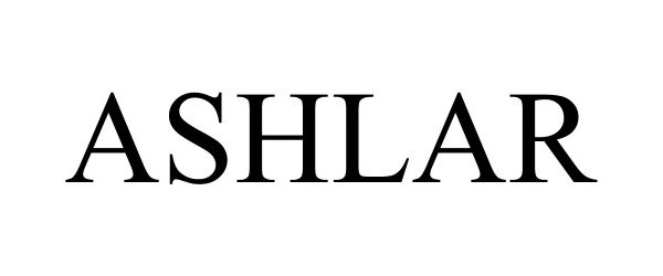 Trademark Logo ASHLAR