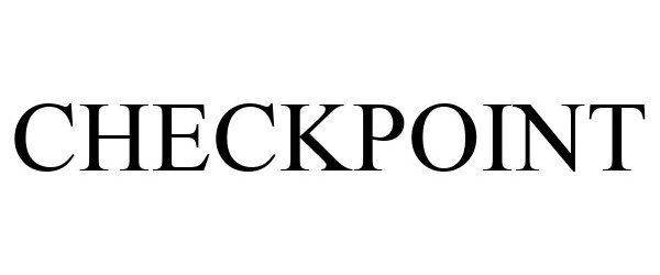 Trademark Logo CHECKPOINT