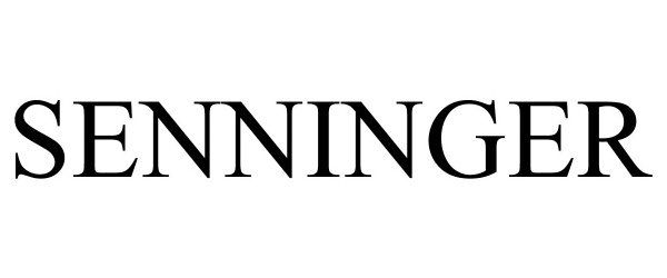 Trademark Logo SENNINGER