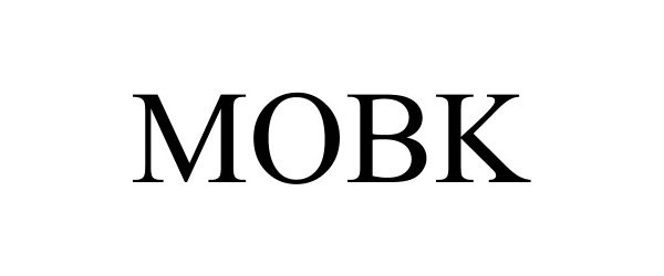 Trademark Logo MOBK