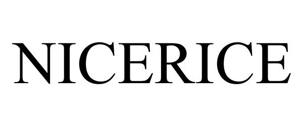 Trademark Logo NICERICE