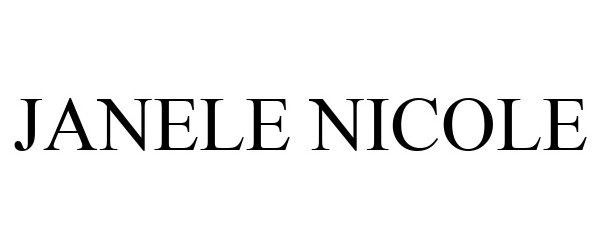 Trademark Logo JANELE NICOLE