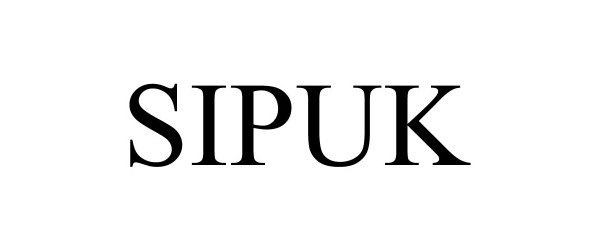 Trademark Logo SIPUK