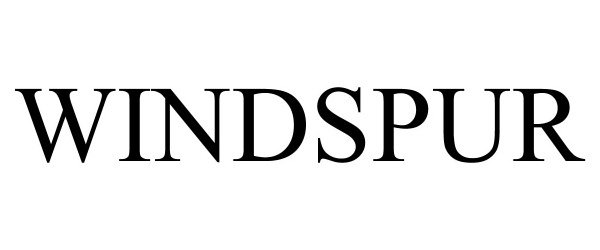 Trademark Logo WINDSPUR