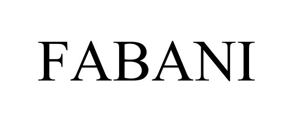 Trademark Logo FABANI