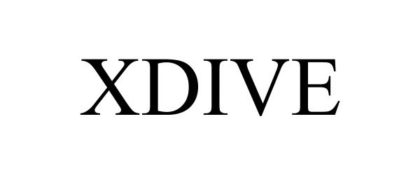 Trademark Logo XDIVE