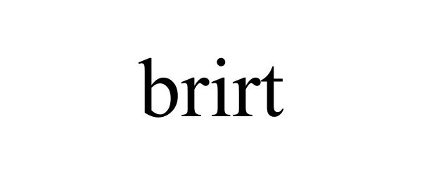 Trademark Logo BRIRT