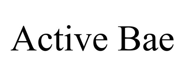 Trademark Logo ACTIVE BAE