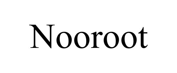 Trademark Logo NOOROOT