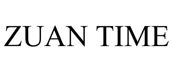 Trademark Logo ZUAN TIME
