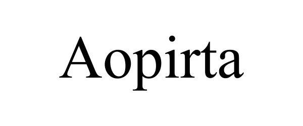 Trademark Logo AOPIRTA