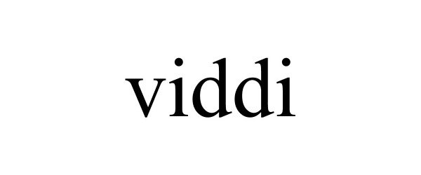 Trademark Logo VIDDI