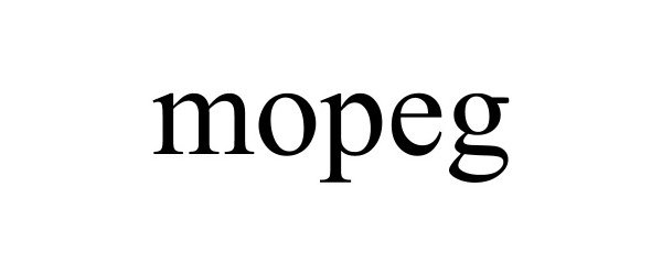 Trademark Logo MOPEG